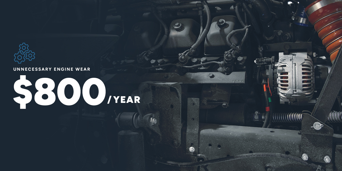 Unnecessary Engine Wear - $800/year - Motor & alternator